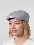 Кепка STETSON арт. 6223101 DRIVER CAP LINEN (светло-серый)